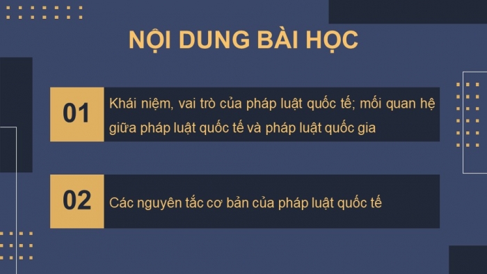 Giáo án điện tử Kinh tế pháp luật 12 cánh diều Bài 15: Những vấn đề chung về pháp luật quốc tế