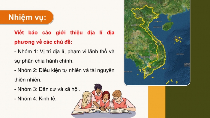 Giáo án điện tử Địa lí 12 cánh diều Bài 30: Thực hành Tìm hiểu địa lí địa phương