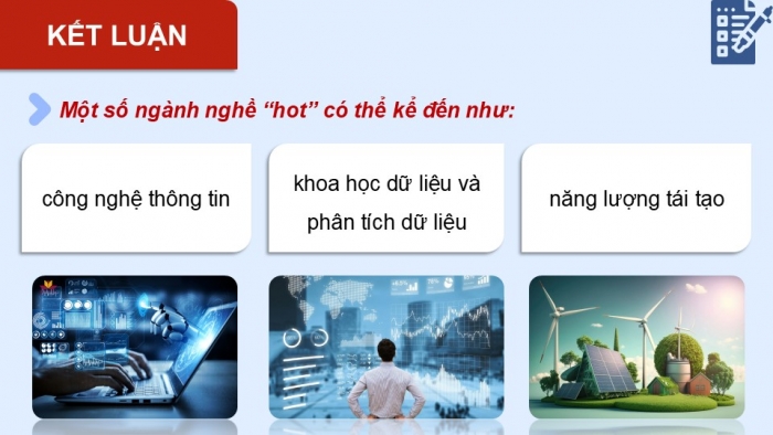 Giáo án điện tử Hoạt động trải nghiệm 12 chân trời bản 2 Chủ đề 8: Quyết định lựa chọn nghề nghiệp cho bản thân (P1)