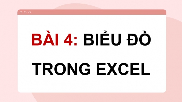 Giáo án điện tử chuyên đề Tin học ứng dụng 12 cánh diều Bài 4: Biểu đồ trong Excel