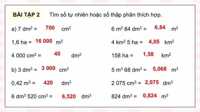 Giáo án điện tử Toán 5 kết nối Bài 72: Ôn tập đo lường