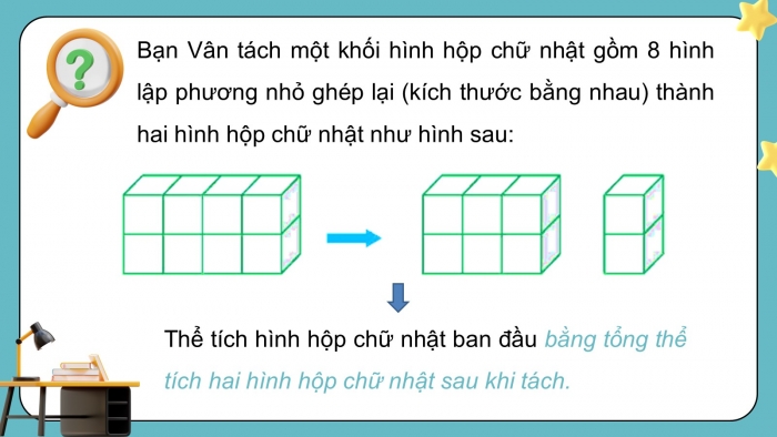 Giáo án PPT dạy thêm Toán 5 Chân trời bài 69: Thể tích của một hình