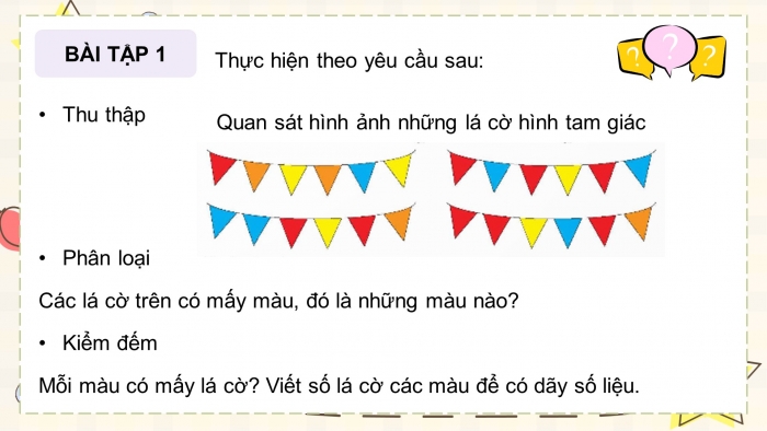 Giáo án điện tử Toán 5 chân trời Bài 101: Ôn tập một số yếu tố thống kê