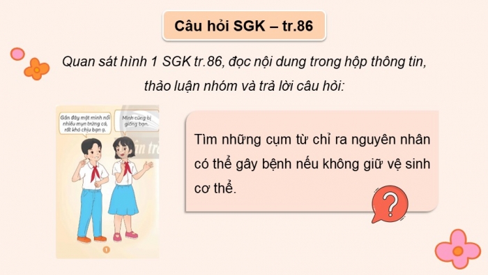 Giáo án điện tử Khoa học 5 chân trời Bài 25: Chăm sóc sức khỏe tuổi dậy thì