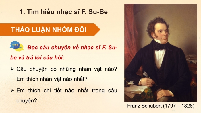 Giáo án điện tử Âm nhạc 5 chân trời Tiết 3: Thường thức âm nhạc Trí tưởng tượng của nhạc sĩ F. Su-be (F. Schubert), Nhà ga âm nhạc