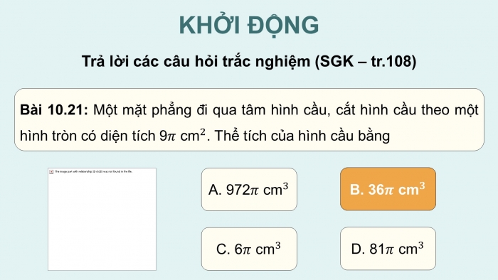 Giáo án điện tử Toán 9 kết nối Bài tập cuối chương X