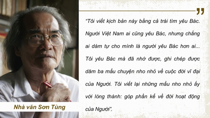 Giáo án điện tử Lịch sử 12 chân trời Bài 14: Khái quát về cuộc đời và sự nghiệp của Hồ Chí Minh (P2)