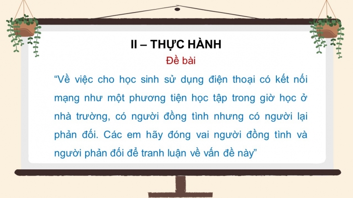 Giáo án điện tử Ngữ văn 12 cánh diều Bài 9: Tranh luận về một vấn đề có những ý kiến trái ngược nhau