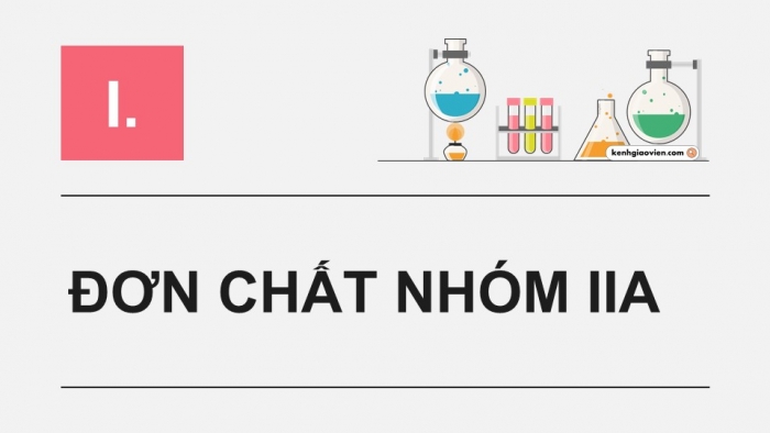 Giáo án điện tử Hoá học 12 kết nối Bài 25: Nguyên tố nhóm IIA