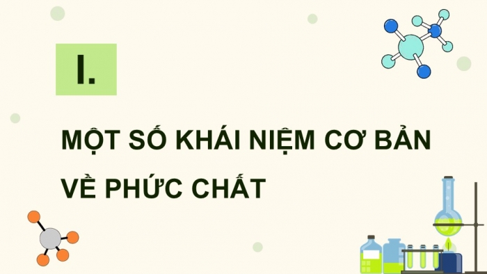 Giáo án điện tử Hoá học 12 kết nối Bài 28: Sơ lược về phức chất