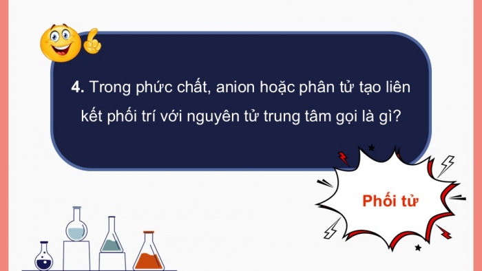 Giáo án điện tử Hoá học 12 kết nối Bài 29: Một số tính chất và ứng dụng của phức chất