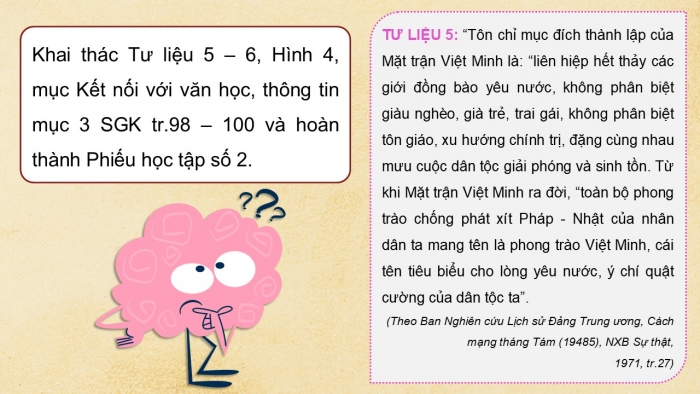 Giáo án điện tử Lịch sử 12 kết nối Bài 16: Hồ Chí Minh - Anh hùng giải phóng dân tộc (P2)