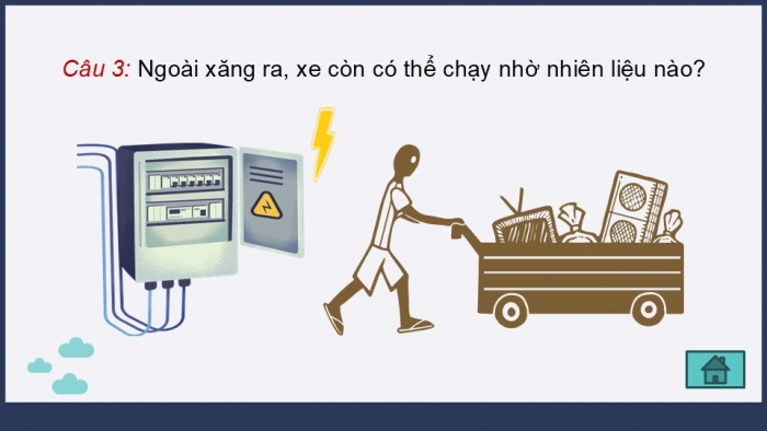 Giáo án điện tử Công nghệ 5 chân trời Bài 7: Lắp ráp mô hình xe điện chạy bằng pin