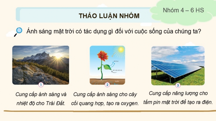 Giáo án điện tử Công nghệ 5 cánh diều Bài 10: Mô hình điện mặt trời