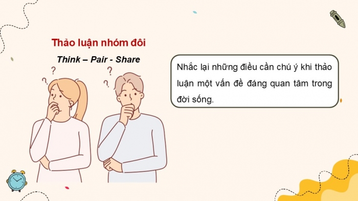 Giáo án điện tử Ngữ văn 9 cánh diều Bài 9: Thảo luận về một vấn đề đáng quan tâm trong đời sống