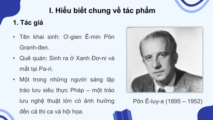 Giáo án PPT dạy thêm Ngữ văn 12 chân trời Bài 6: Tự do (Pôn Ê-luy-a)