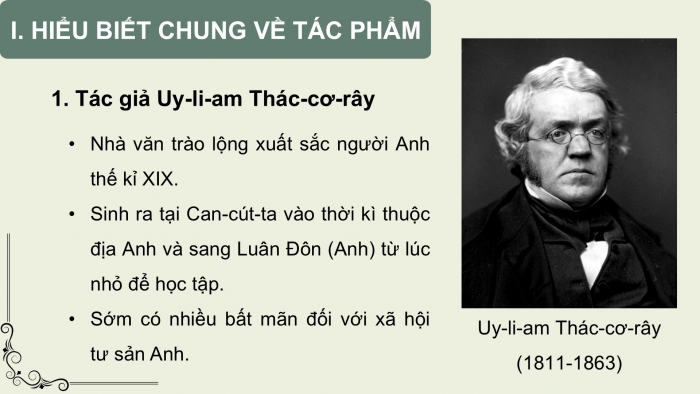 Giáo án PPT dạy thêm Ngữ văn 12 chân trời Bài 7: Ở Va-xan (Trích Hội chợ phù hoa – Uy-li-am Thác-cơ-rây)