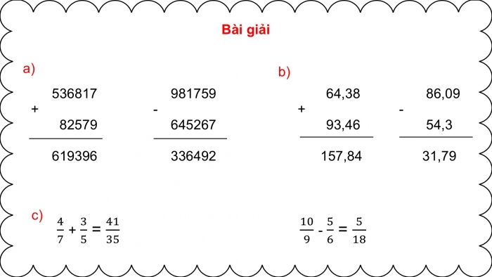 Giáo án điện tử Toán 5 kết nối Bài 69: Ôn tập các phép tính với số tự nhiên, phân số, số thập phân