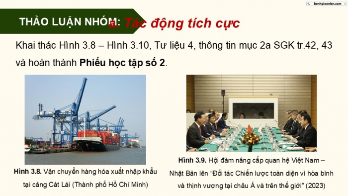 Giáo án điện tử chuyên đề Lịch sử 12 chân trời CĐ 3 Phần 2: Việt Nam hội nhập khu vực và quốc tế (a. Tác động của toàn cầu hoá đối với Việt Nam)