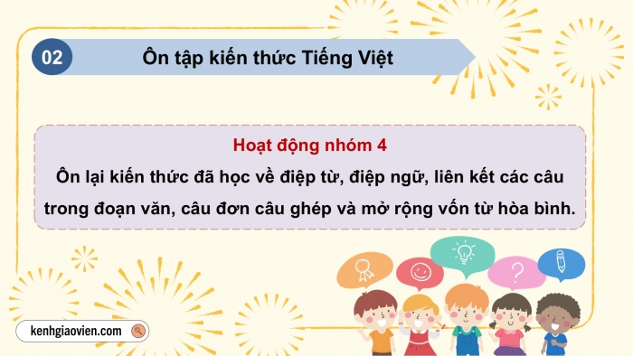 Giáo án PPT dạy thêm Tiếng Việt 5 chân trời bài Ôn tập và Đánh giá cuối năm học (Tiết 1)