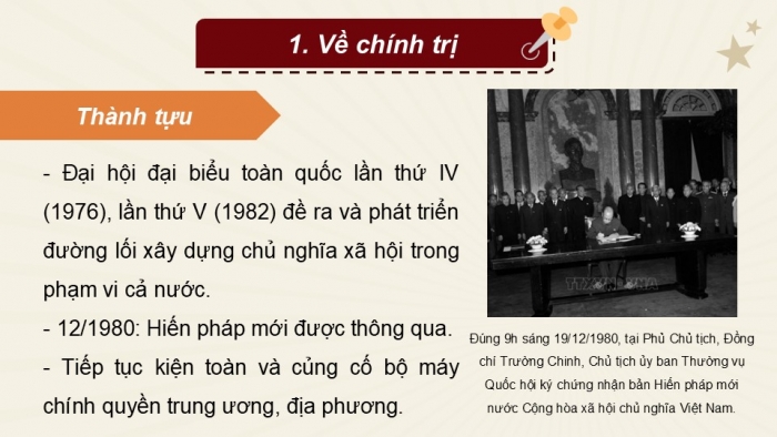 Giáo án điện tử Lịch sử 9 kết nối Bài 18: Việt Nam từ năm 1976 đến năm 1991 (P3)