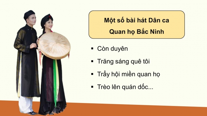 Giáo án điện tử Âm nhạc 5 chân trời Tiết 1: Khám phá Các làn điệu dân ca Việt Nam, Hát Trống cơm