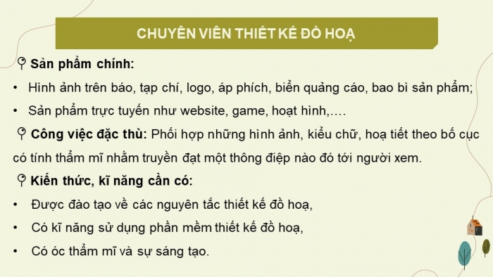 Giáo án điện tử Tin học 9 cánh diều Chủ đề G Bài 2: Nhóm nghề Đa phương tiện và nhóm nghề Vận hành hệ thống thông tin