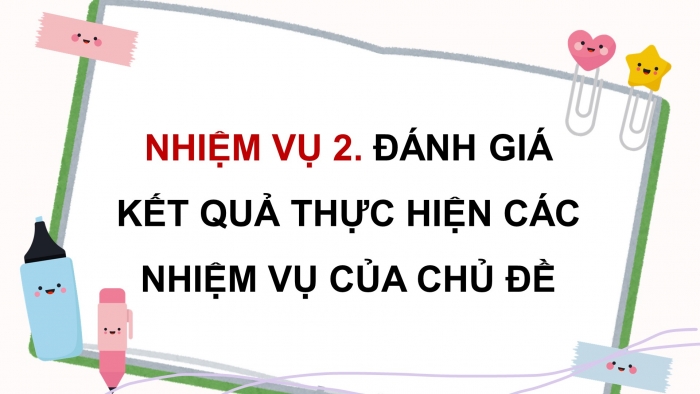 Giáo án điện tử Hoạt động trải nghiệm 9 cánh diều Đánh giá cuối Chủ đề 8