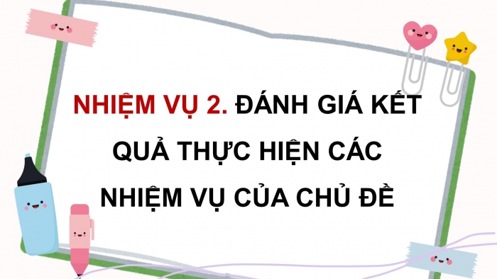 Giáo án điện tử Hoạt động trải nghiệm 9 cánh diều Đánh giá cuối Chủ đề 9