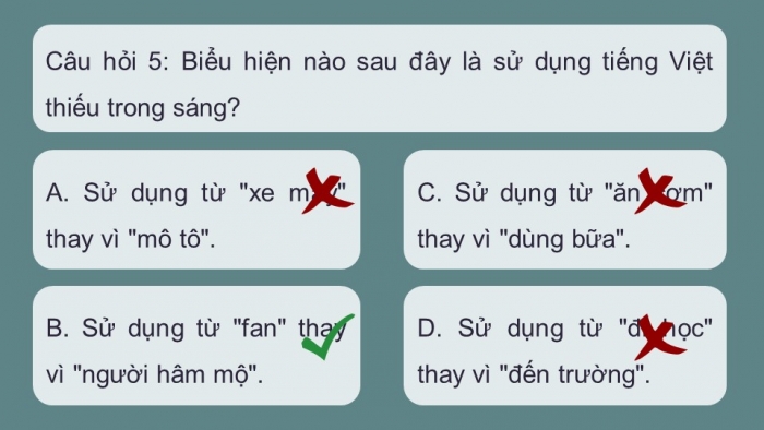 Giáo án điện tử Ngữ văn 12 cánh diều Bài 8: Giữ gìn và phát triển tiếng Việt