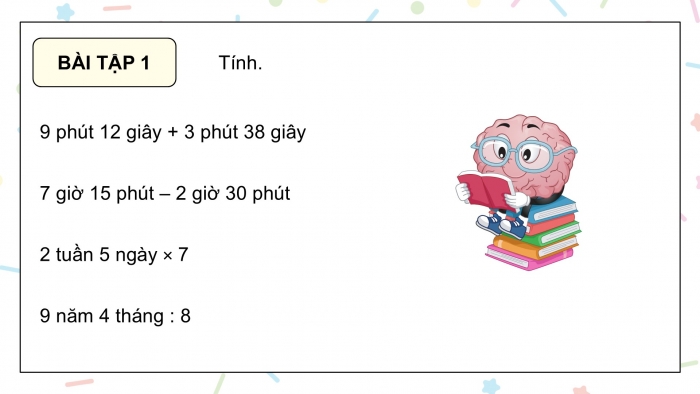 Giáo án điện tử Toán 5 kết nối Bài 62: Luyện tập chung