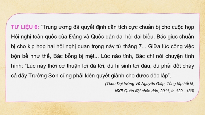 Giáo án điện tử Lịch sử 12 kết nối Bài 16: Hồ Chí Minh - Anh hùng giải phóng dân tộc (P2)