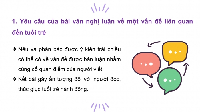 Giáo án PPT dạy thêm Ngữ văn 12 chân trời Bài 6: Viết bài văn nghị luận về một vấn đề liên quan đến tuổi trẻ