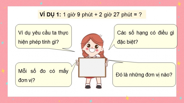 Giáo án điện tử Toán 5 chân trời Bài 78: Cộng số đo thời gian