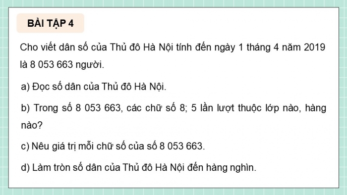 Giáo án điện tử Toán 5 chân trời Bài 87: Ôn tập số tự nhiên