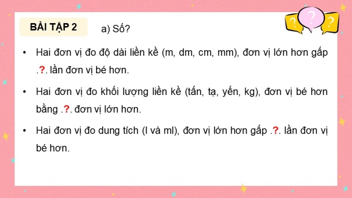 Giáo án điện tử Toán 5 chân trời Bài 95: Ôn tập độ dài, khối lượng, dung tích, nhiệt độ, tiền Việt Nam