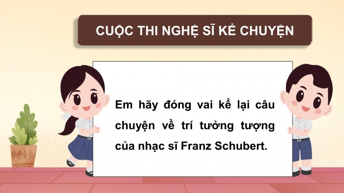 Giáo án điện tử Âm nhạc 5 chân trời Tiết 3: Thường thức âm nhạc Trí tưởng tượng của nhạc sĩ F. Su-be (F. Schubert), Nhà ga âm nhạc