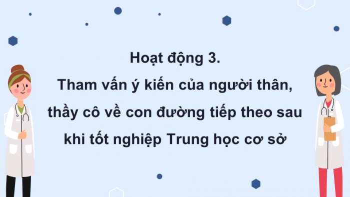 Giáo án điện tử Hoạt động trải nghiệm 9 chân trời bản 1 Chủ đề 9 Tuần 31