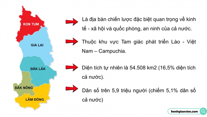 Giáo án điện tử Địa lí 12 chân trời Bài 31: Thực hành Tìm hiểu ý nghĩa của phát triển kinh tế – xã hội đối với an ninh quốc phòng ở Tây Nguyên