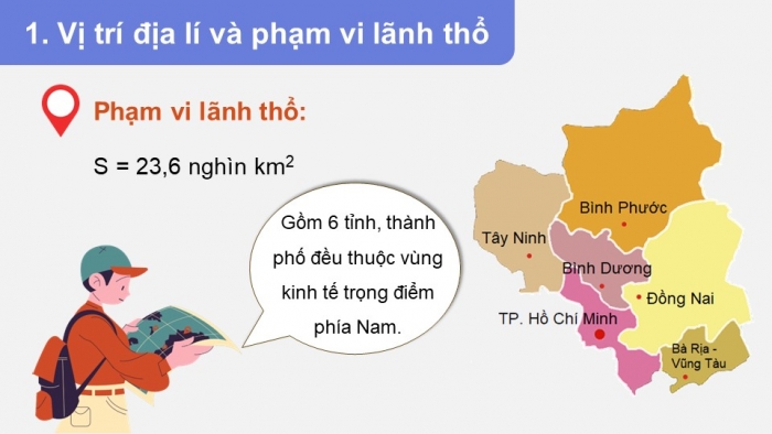 Giáo án điện tử Địa lí 12 chân trời Bài 32: Phát triển kinh tế – xã hội ở Đông Nam Bộ