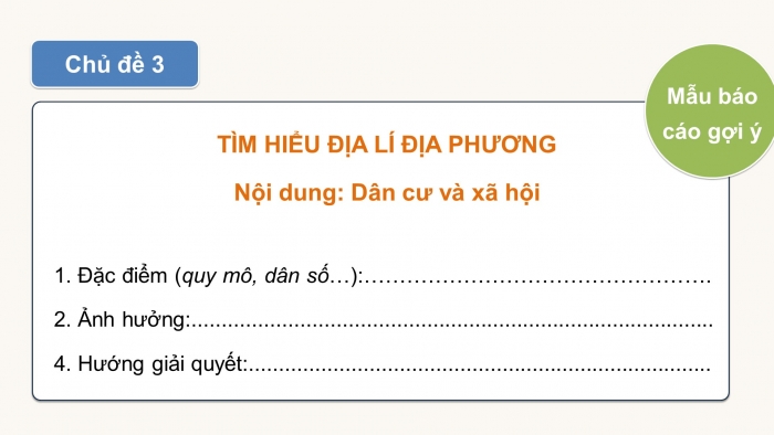 Giáo án điện tử Địa lí 12 chân trời Bài 39: Thực hành Tìm hiểu địa lí địa phương