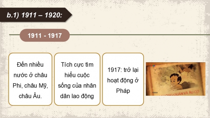 Giáo án điện tử Lịch sử 12 kết nối Bài 15: Khái quát cuộc đời và sự nghiệp của Hồ Chí Minh (P2)