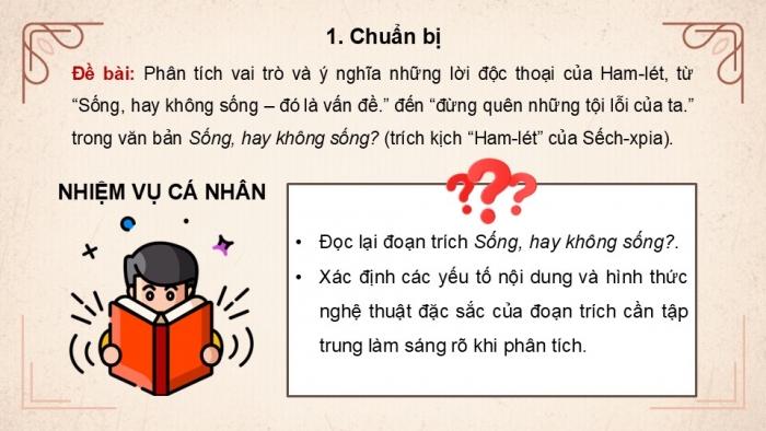 Giáo án điện tử Ngữ văn 9 cánh diều Bài 9: Phân tích một tác phẩm kịch