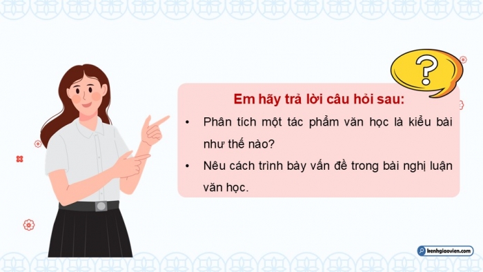 Giáo án điện tử Ngữ văn 9 cánh diều Bài 10: Nghĩ thêm về “Chuyện người con gái Nam Xương” (Nguyễn Đình Chú)