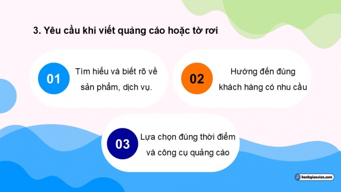 Giáo án điện tử Ngữ văn 9 cánh diều Bài 10: Viết quảng cáo hoặc tờ rơi về một sản phẩm hay một hoạt động