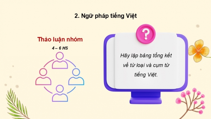 Giáo án điện tử Ngữ văn 9 cánh diều Bài Tổng kết về tiếng Việt