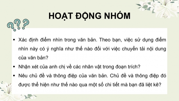 Giáo án PPT dạy thêm Ngữ văn 12 chân trời Bài 7: Ở Va-xan (Trích Hội chợ phù hoa – Uy-li-am Thác-cơ-rây)