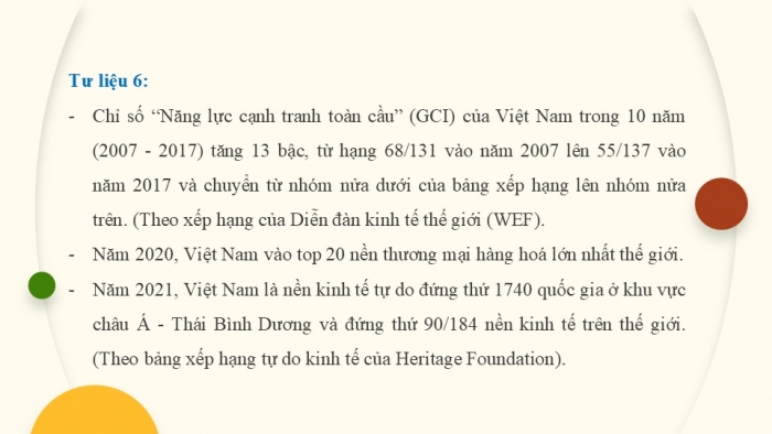 Giáo án điện tử chuyên đề Lịch sử 12 chân trời CĐ 3 Phần 2: Việt Nam hội nhập khu vực và quốc tế (b.)