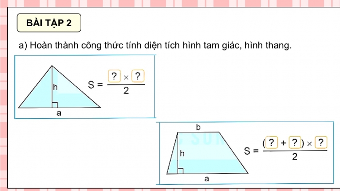 Giáo án điện tử Toán 5 kết nối Bài 71: Ôn tập hình học