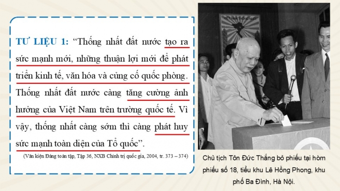 Giáo án điện tử Lịch sử 9 kết nối Bài 18: Việt Nam từ năm 1976 đến năm 1991